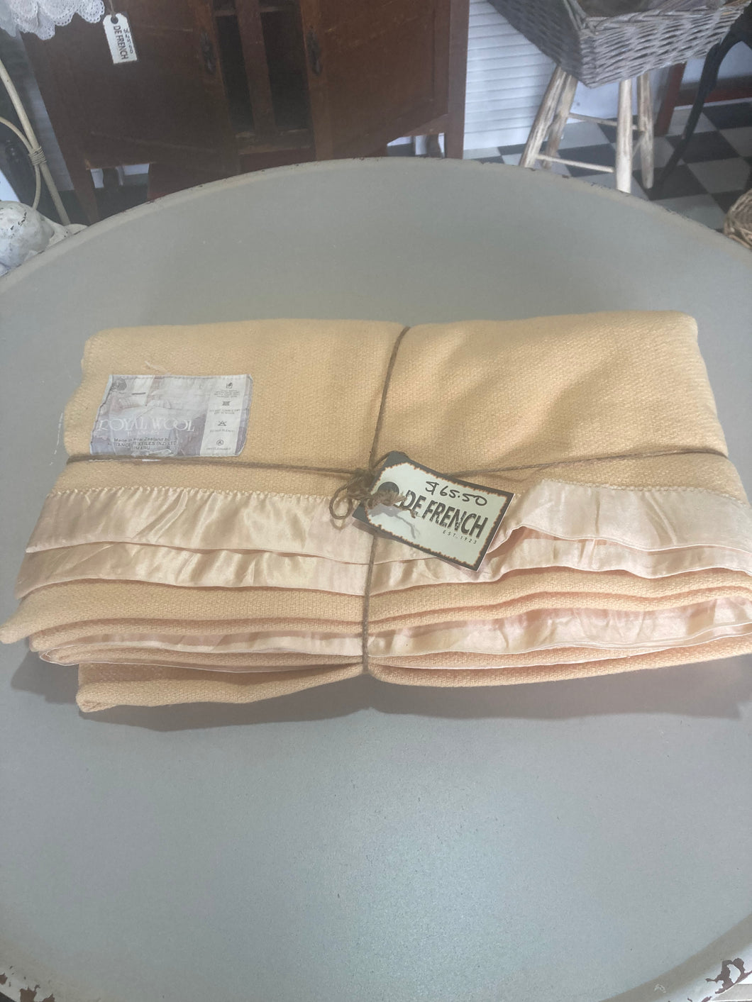 Wool Blanket - Butterscotch ON SALE